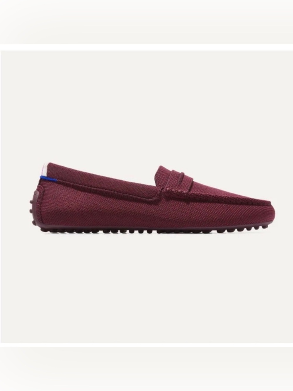 Rothy's The Driver Classic Slip On Driving Loafer In Retired Burgundy - Picture 3 of 8